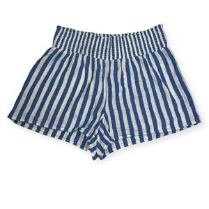 Vineyard Vines Striped Seastitch Double Gauze Smocked Shorts Women’s Medium